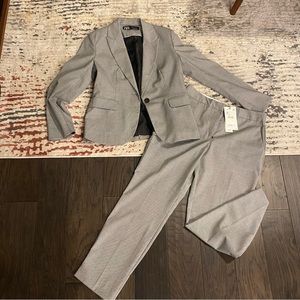 Zara Gray Blazer and Pants Set